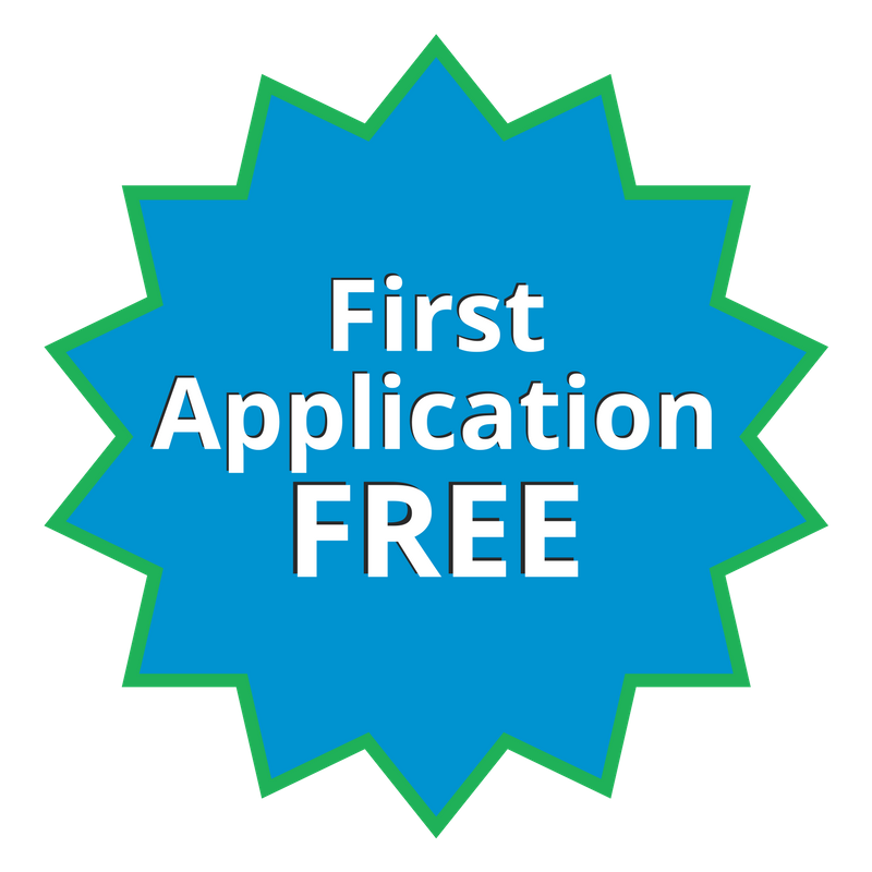 Get your first application FREE!